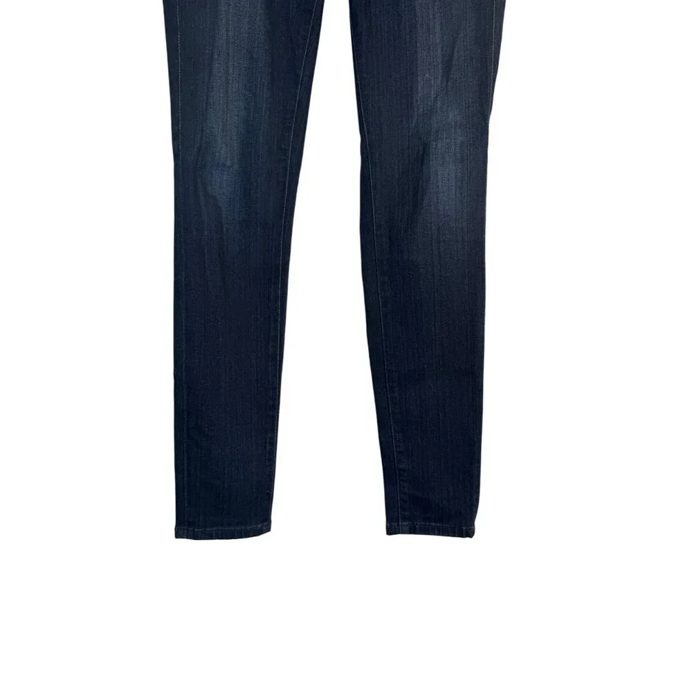 AG Adriano Goldschmied Size 25 Dark Wash Legging Ankle Jeans Cotton Blend